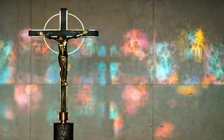 Crucifix in Moreau Seminary Chapel
